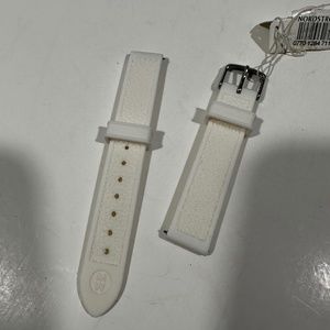 NWT $60 Michele Jelly Brands for Watch in White‎